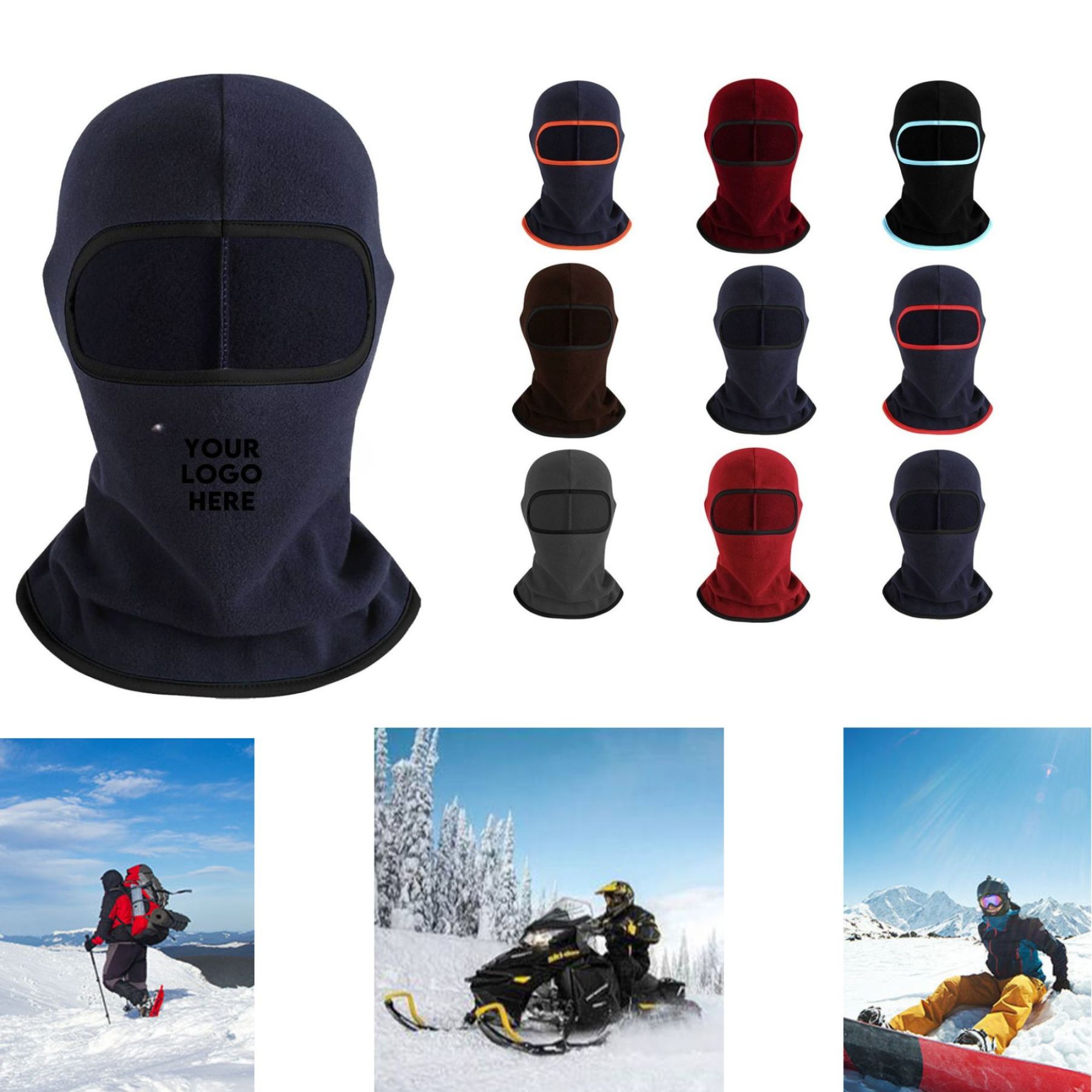  Outdoor Adventure Fleece Hiking Neck Gaiter