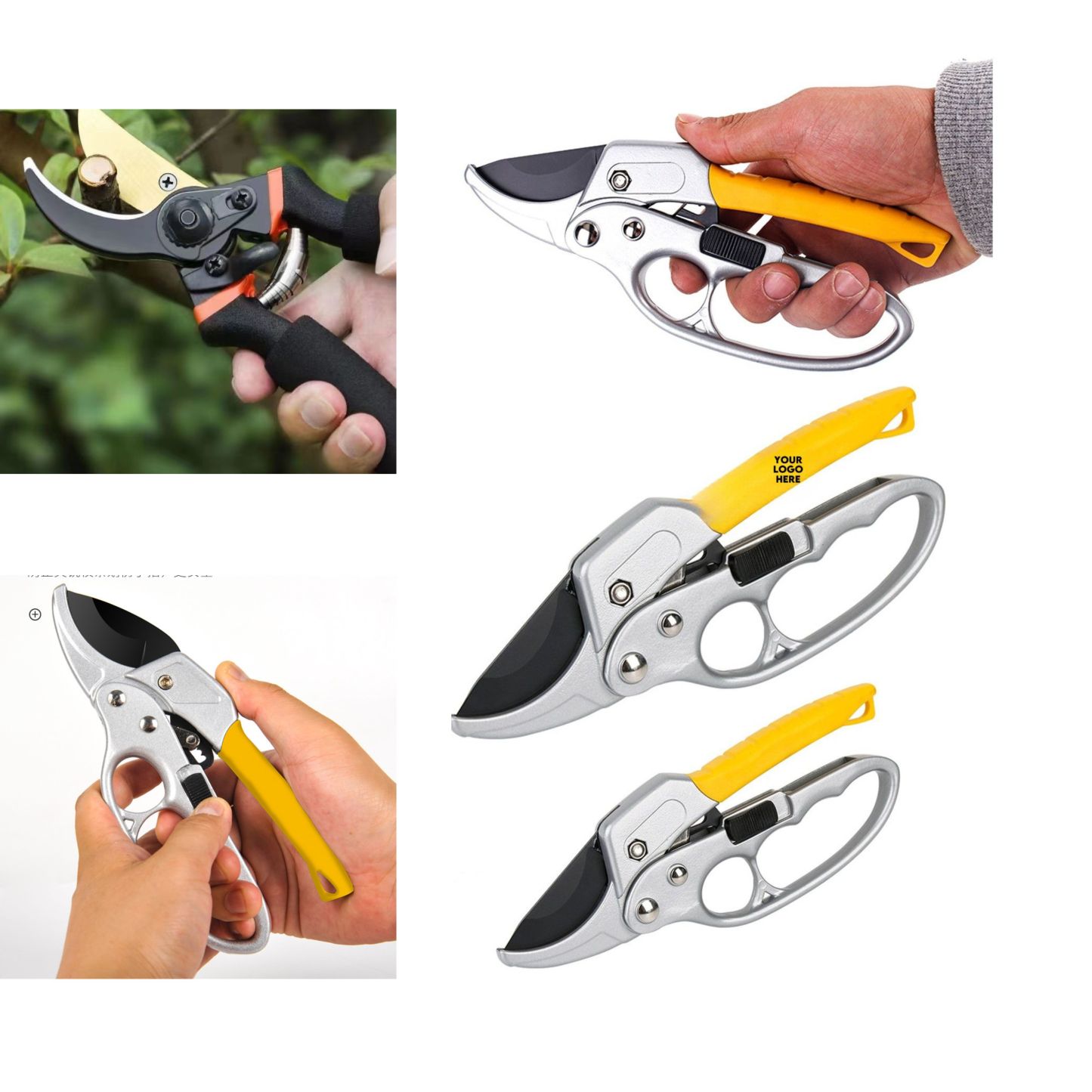 Direct-from-Factory Pulley Pruners – Labor-saving garden shears with segmented blades, designed for efficient cutting and pruning
