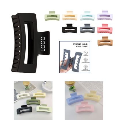 Stylish Large Hair Jaw Clip，Durable plastic structure, strong clamping force for secure styling, elegant and adaptable