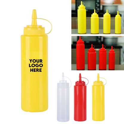 High-Quality Food-Safe PE Squeeze Condiment Bottle – Perfect for home kitchens and commercial settings