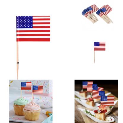 American Flag Toothpick