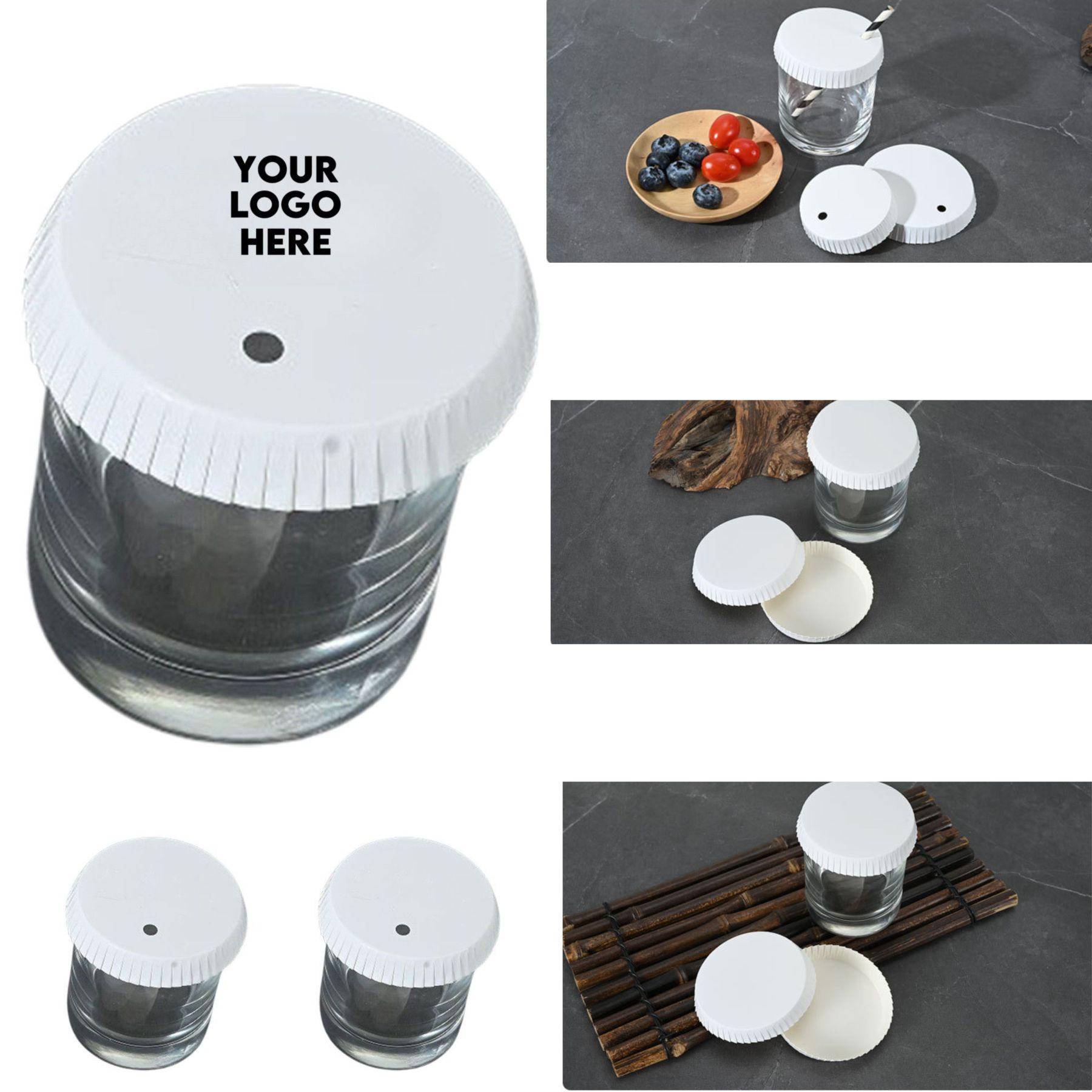 Disposable Dust-Resistant Paper Lid for Hot Drinks – Customizable Design Options