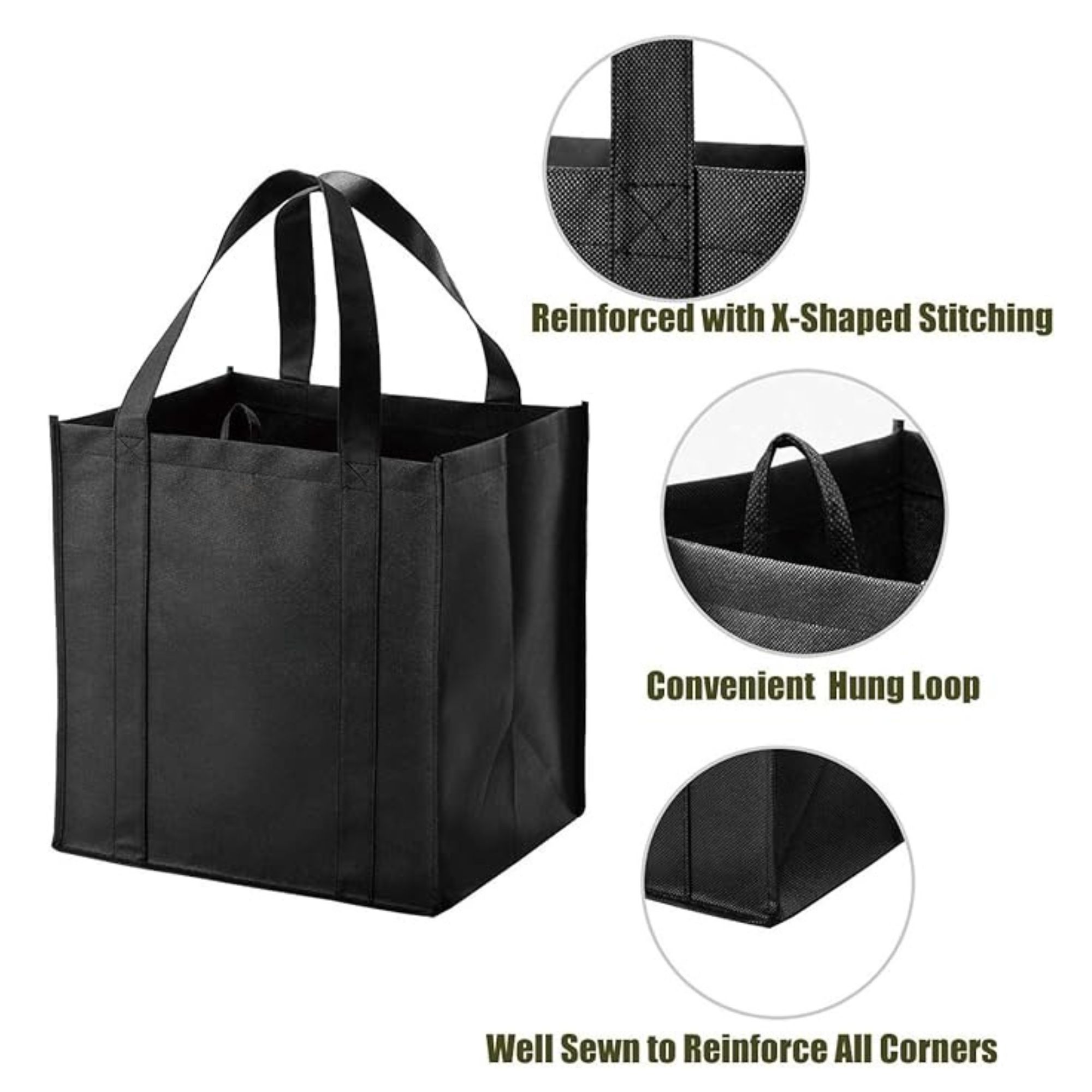 Non-Woven Carryall Shopping Bag 
