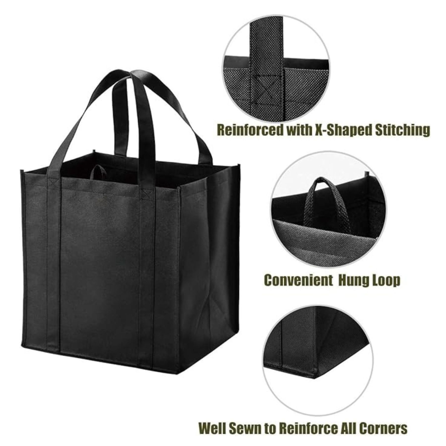 Non-Woven Carryall Shopping Bag 