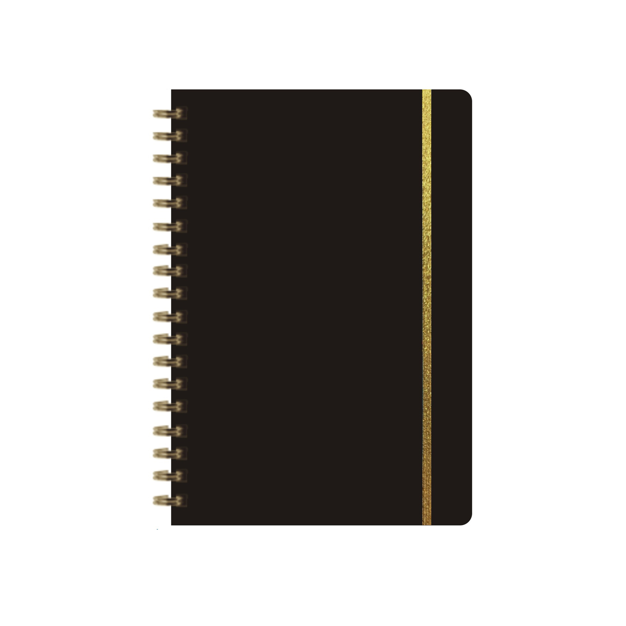 "Cross-border Amazon 2025 English Notepad A5 Metal Coil Notebook Weekly Planner Wholesale"