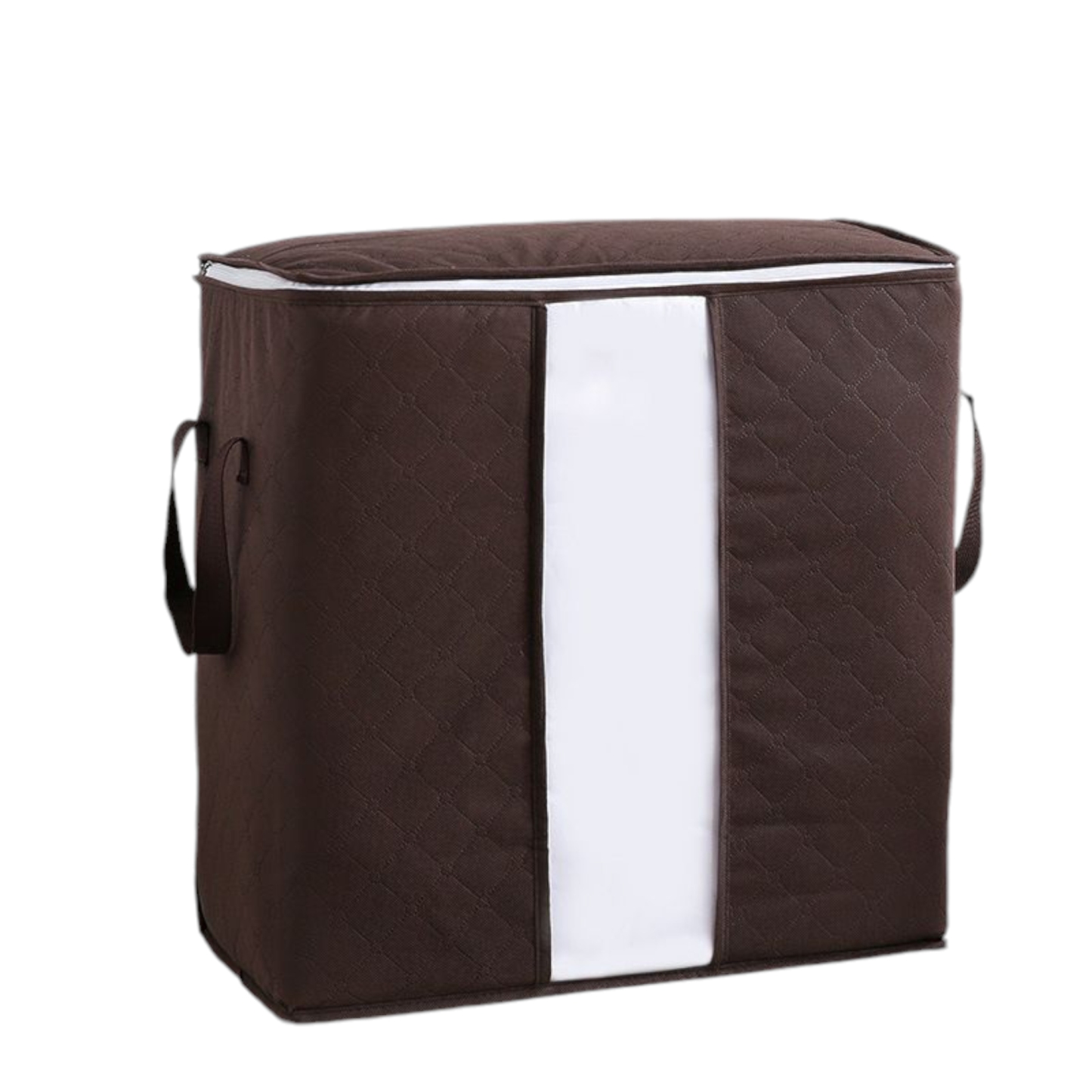    Cross-border Quilt Storage Bag with Transparent Window: Ideal for Clothing Storage, Moving, and Home Quilt Organization