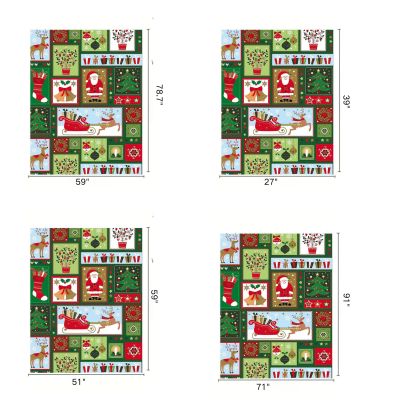 Cartoon Home Flannel Blanket: A Festive Christmas Gift for Cozy Celebrations
