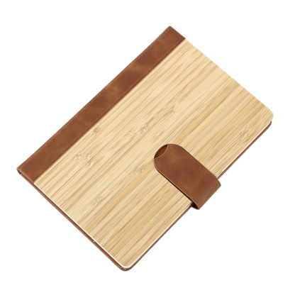 Bamboo-fronted Magnetic Clasp Book