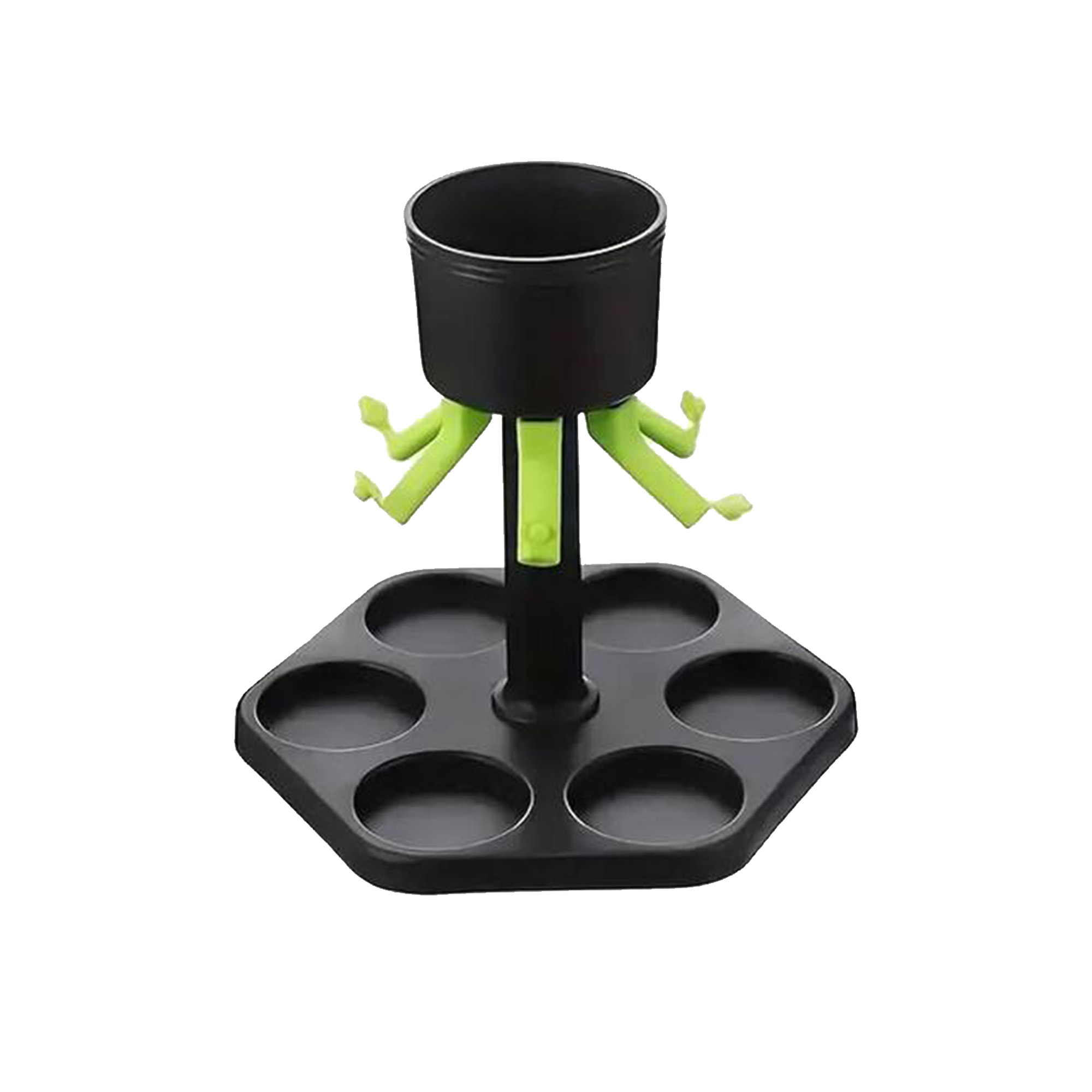 Octagonal Beverage Dispensing PourerOctagonal base for enhanced stability, eight spouts for simultaneous serving