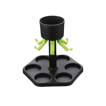 Octagonal Beverage Dispensing PourerOctagonal base for enhanced stability, eight spouts for simultaneous serving