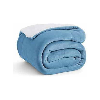 Plush Sherpa Fleece Throw Blanket
