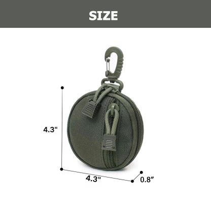 Tactical Hip Pouch with Spring Clip – Mini Utility Key Organizer