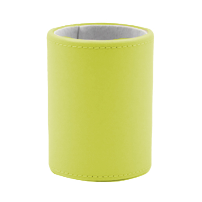 High-end Leather Circular Pen Case