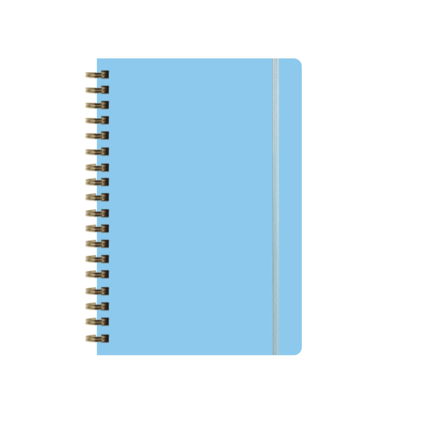 "Cross-border Amazon 2025 English Notepad A5 Metal Coil Notebook Weekly Planner Wholesale"