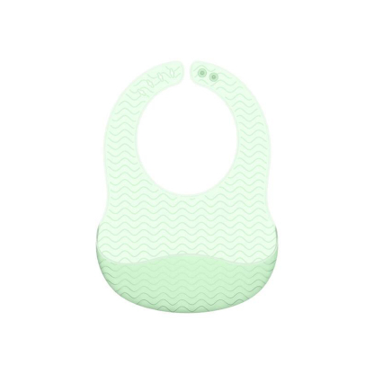 "Silicone Baby Feeding Bib – Food Catcher Pocket, "