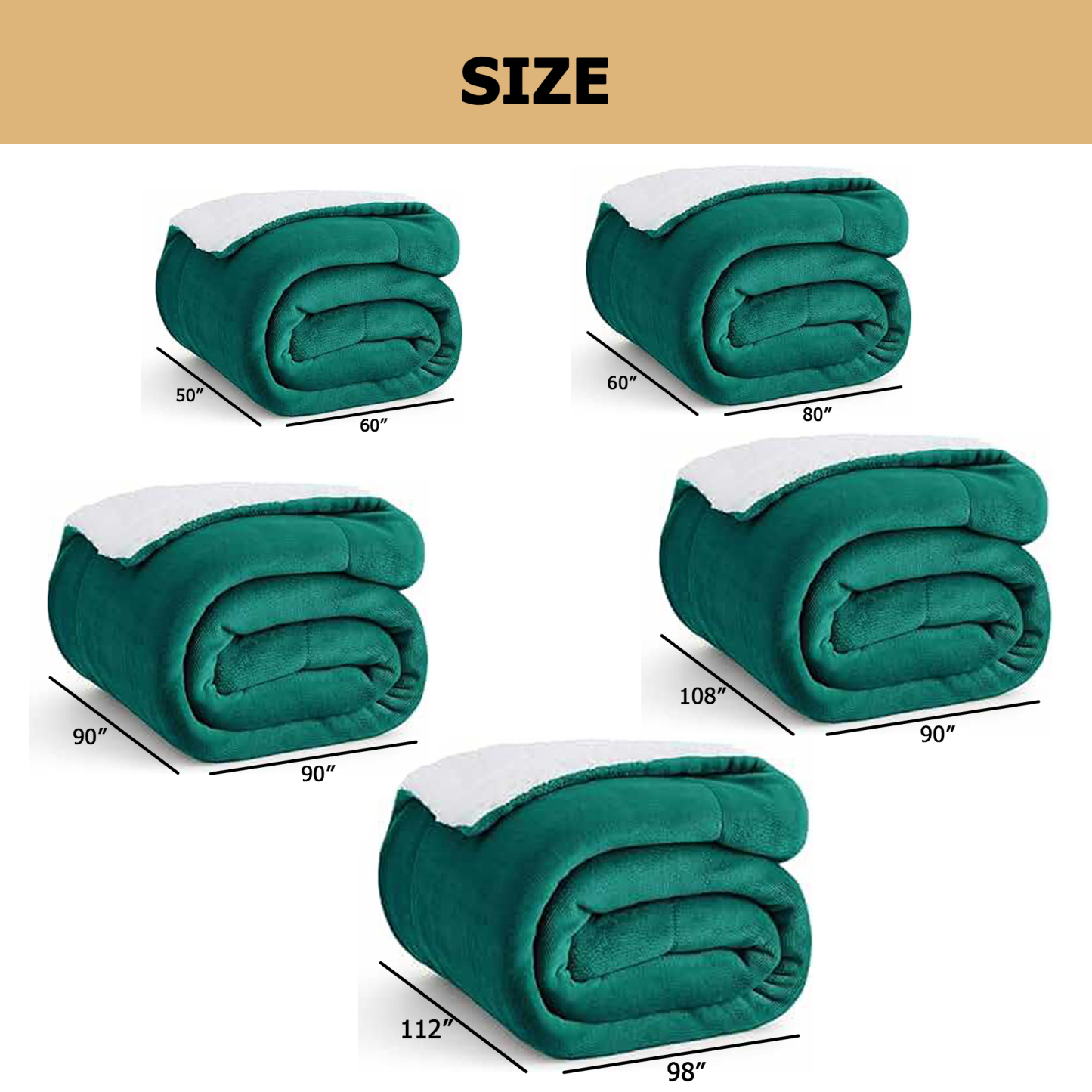 Plush Sherpa Fleece Throw Blanket