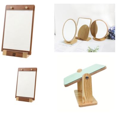 Walnut Wood Place Card Holder Stand