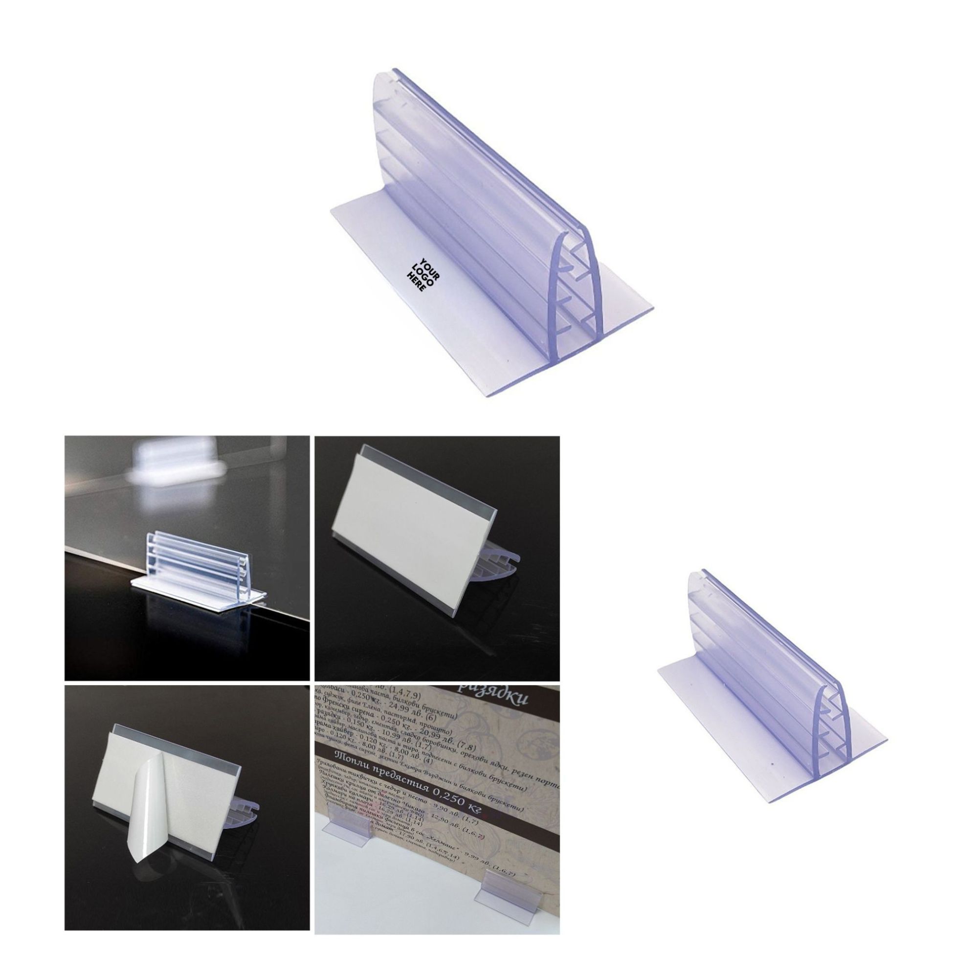 PVC & Acrylic Ad Card Holder