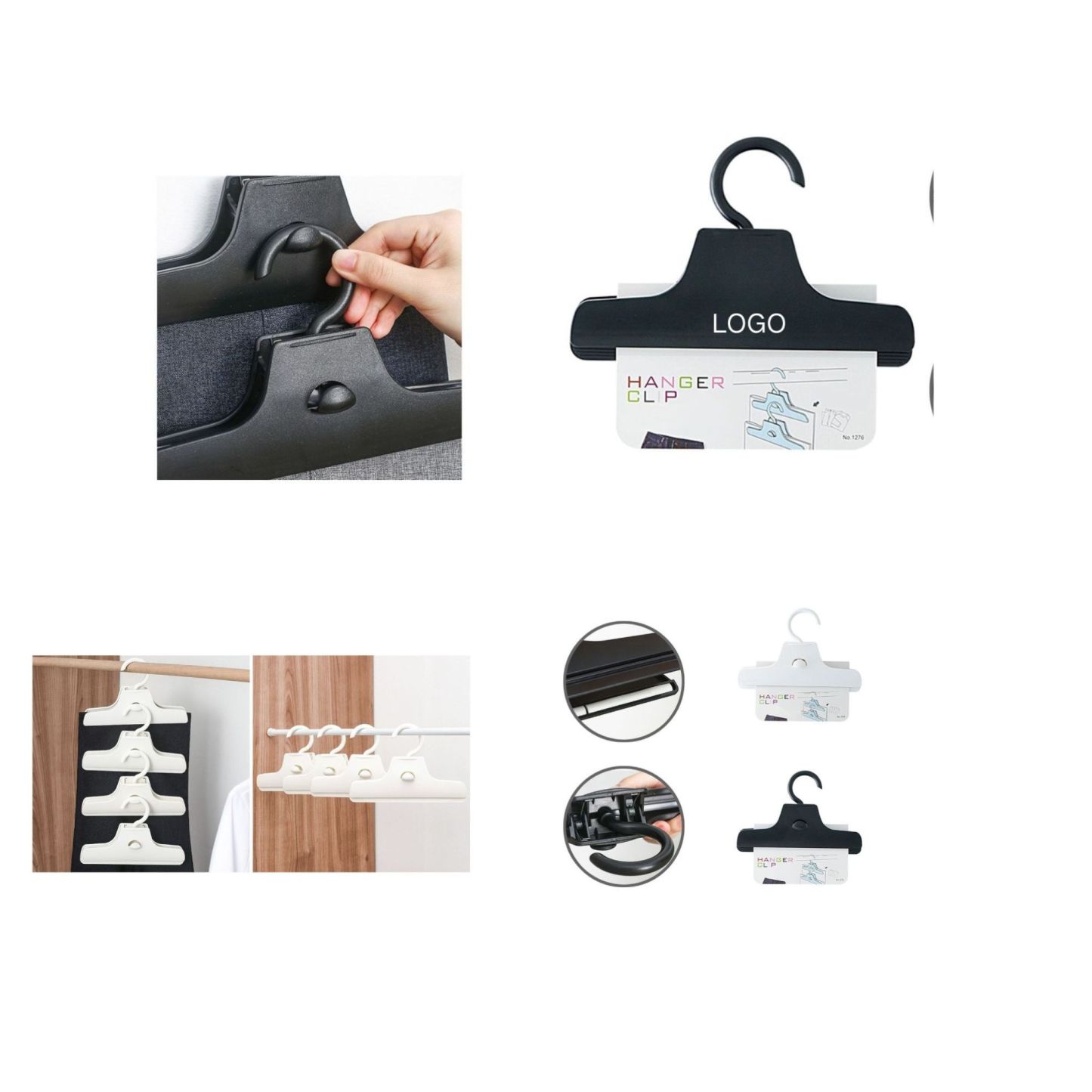 Smooth Anti-Wrinkle Pants Clip Hanger