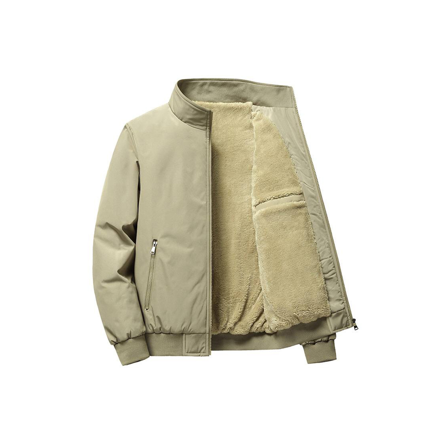   Women's Turn-Down Collar Linen Blazer with Silk Lining