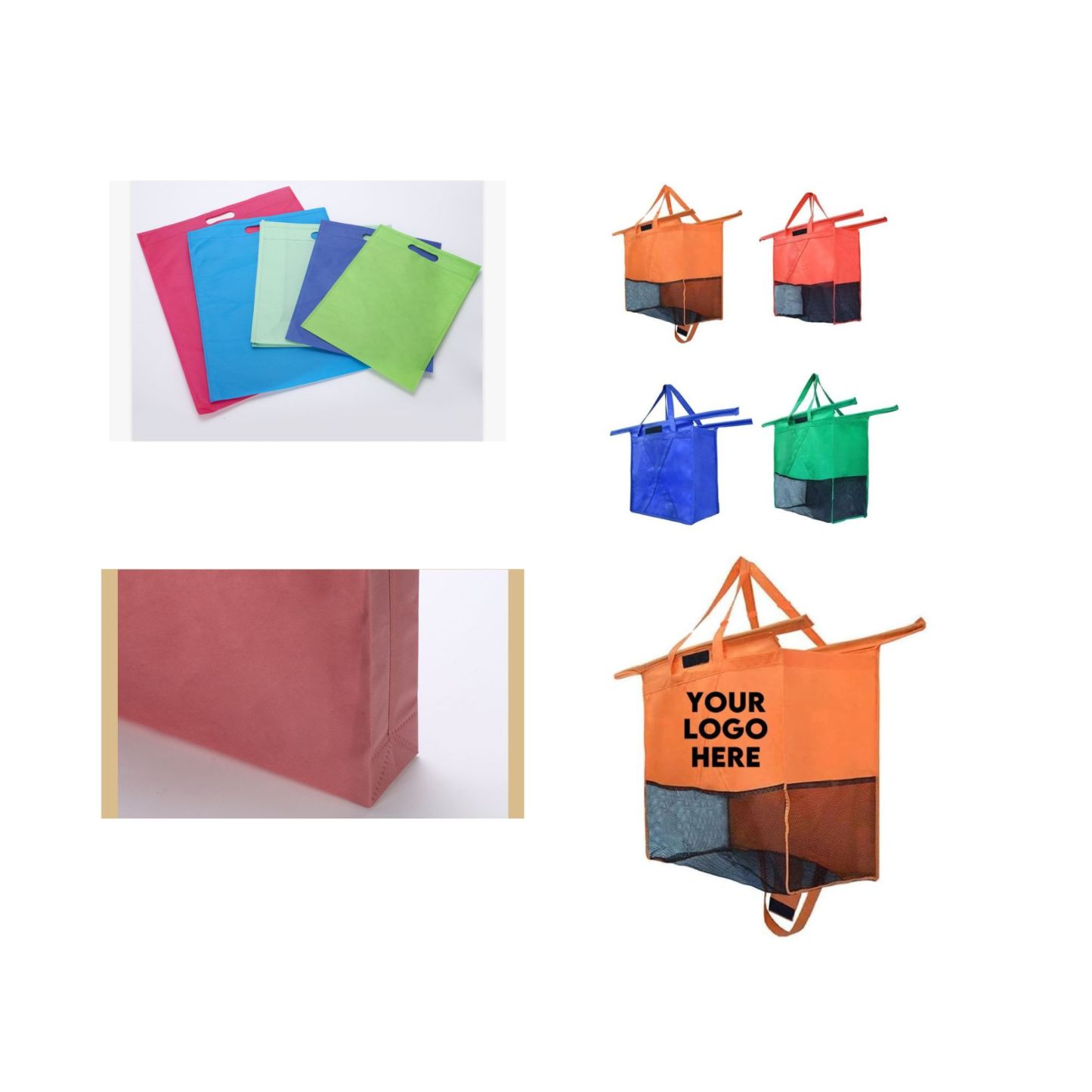 Grocery Trolley Mesh Carry Ba