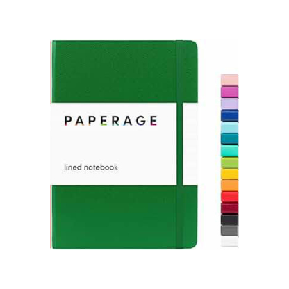 Medium Hardcover Ruled Journal 