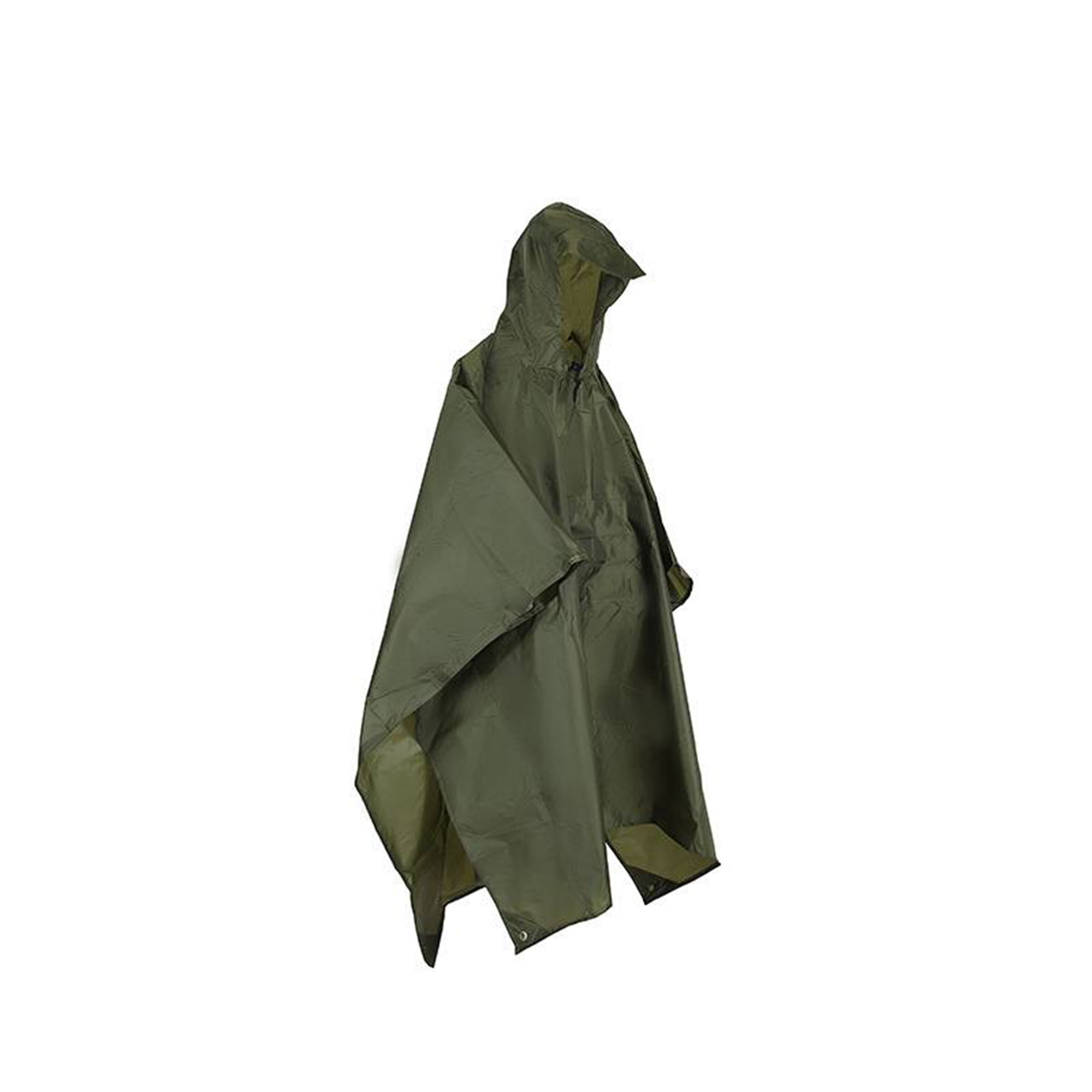 190T Water-Resistant Nylon Ripstop Versatile Rain Coat Poncho