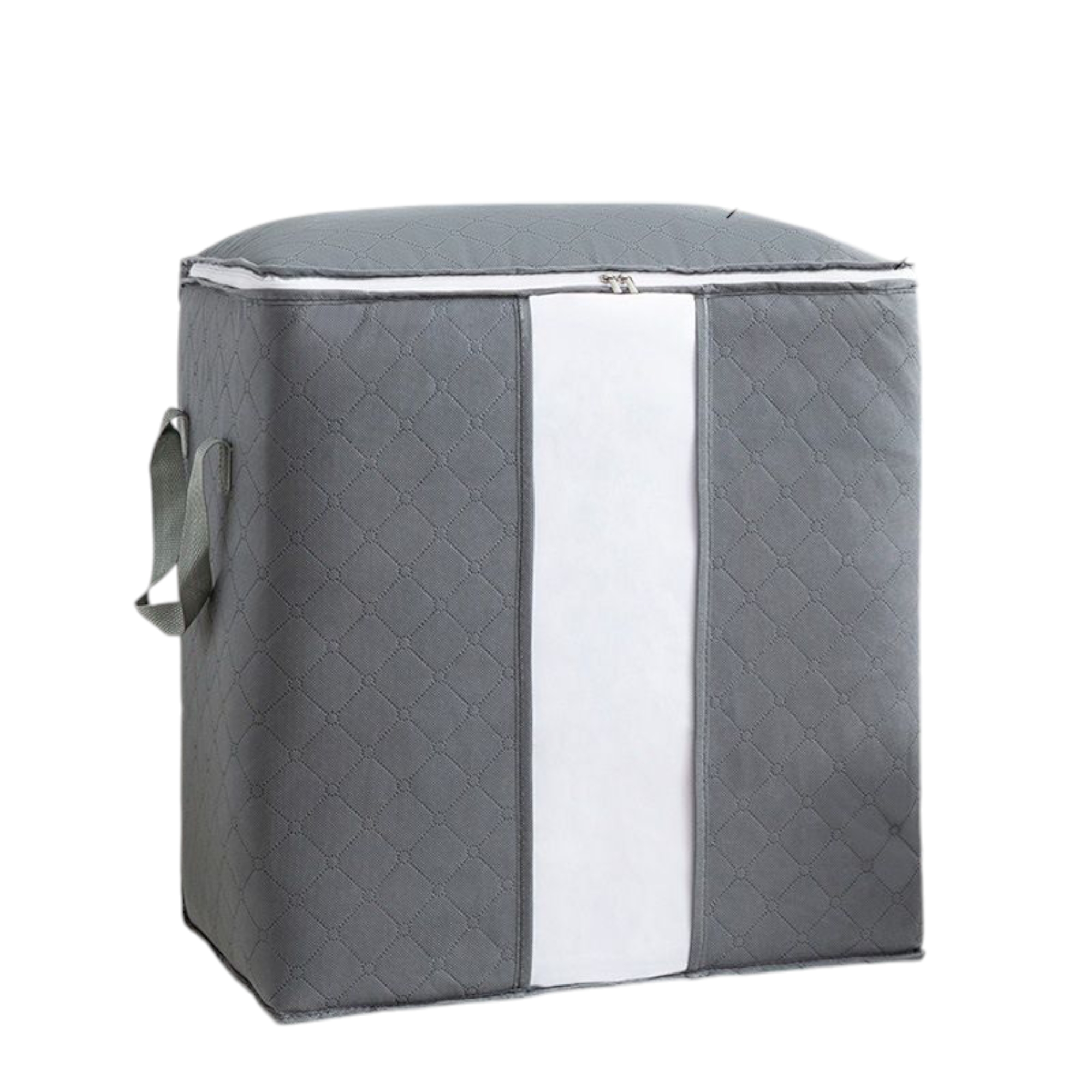    Cross-border Quilt Storage Bag with Transparent Window: Ideal for Clothing Storage, Moving, and Home Quilt Organization