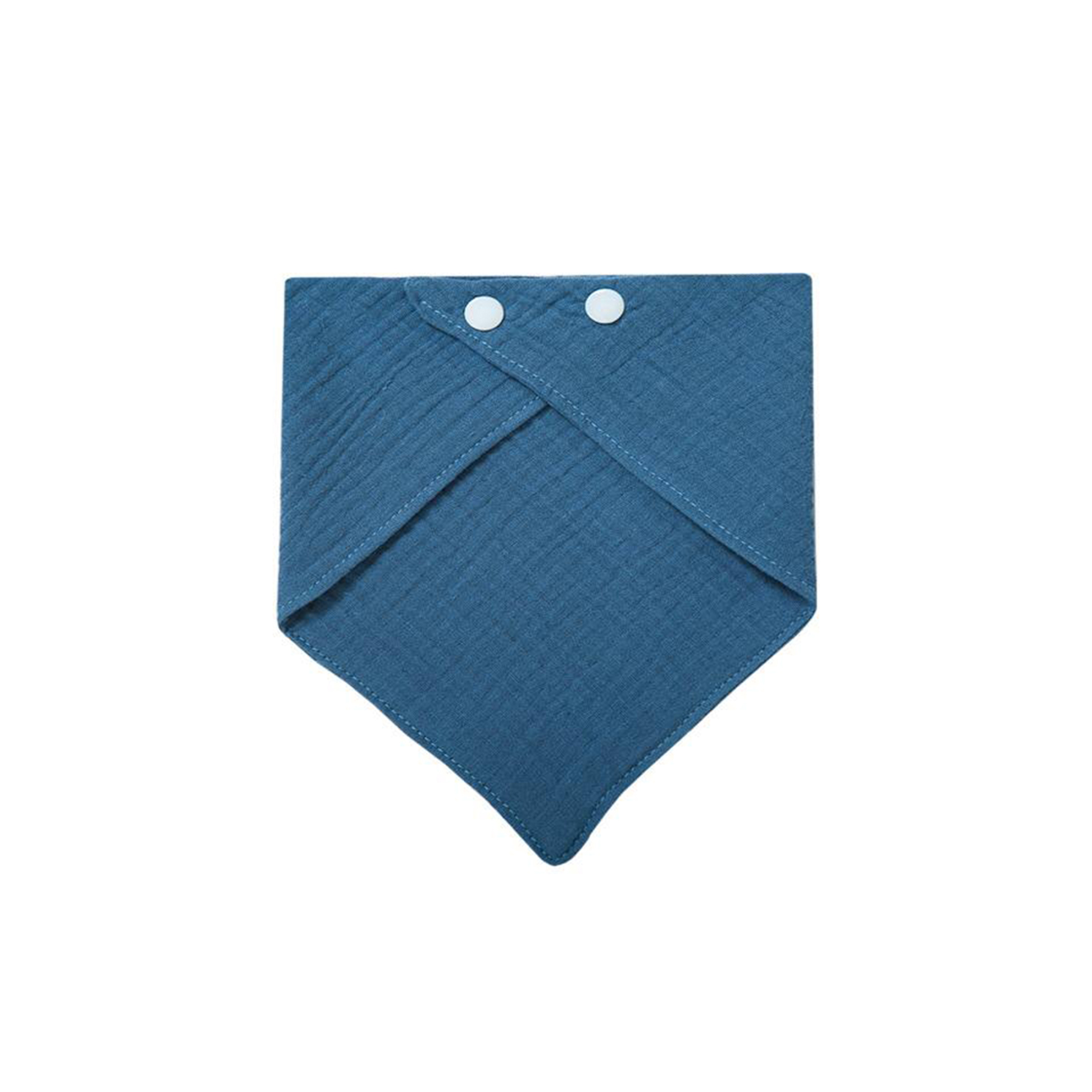 Solid-color Baby Gauze Triangle Bib
