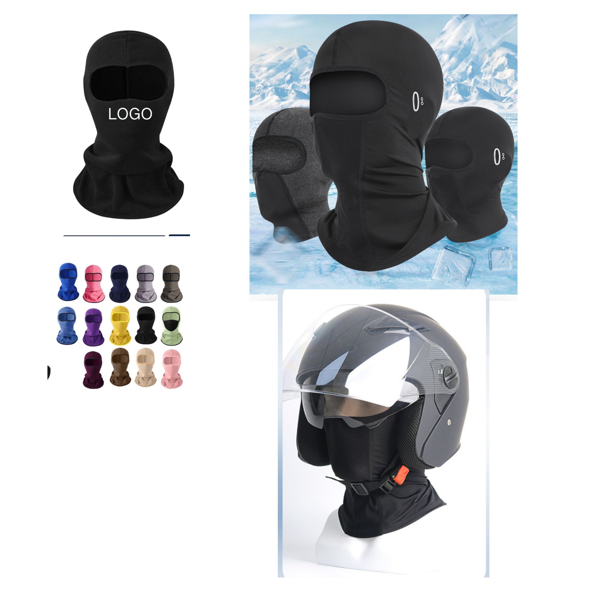 Autumn-Winter Outdoor Windproof Car Hood 