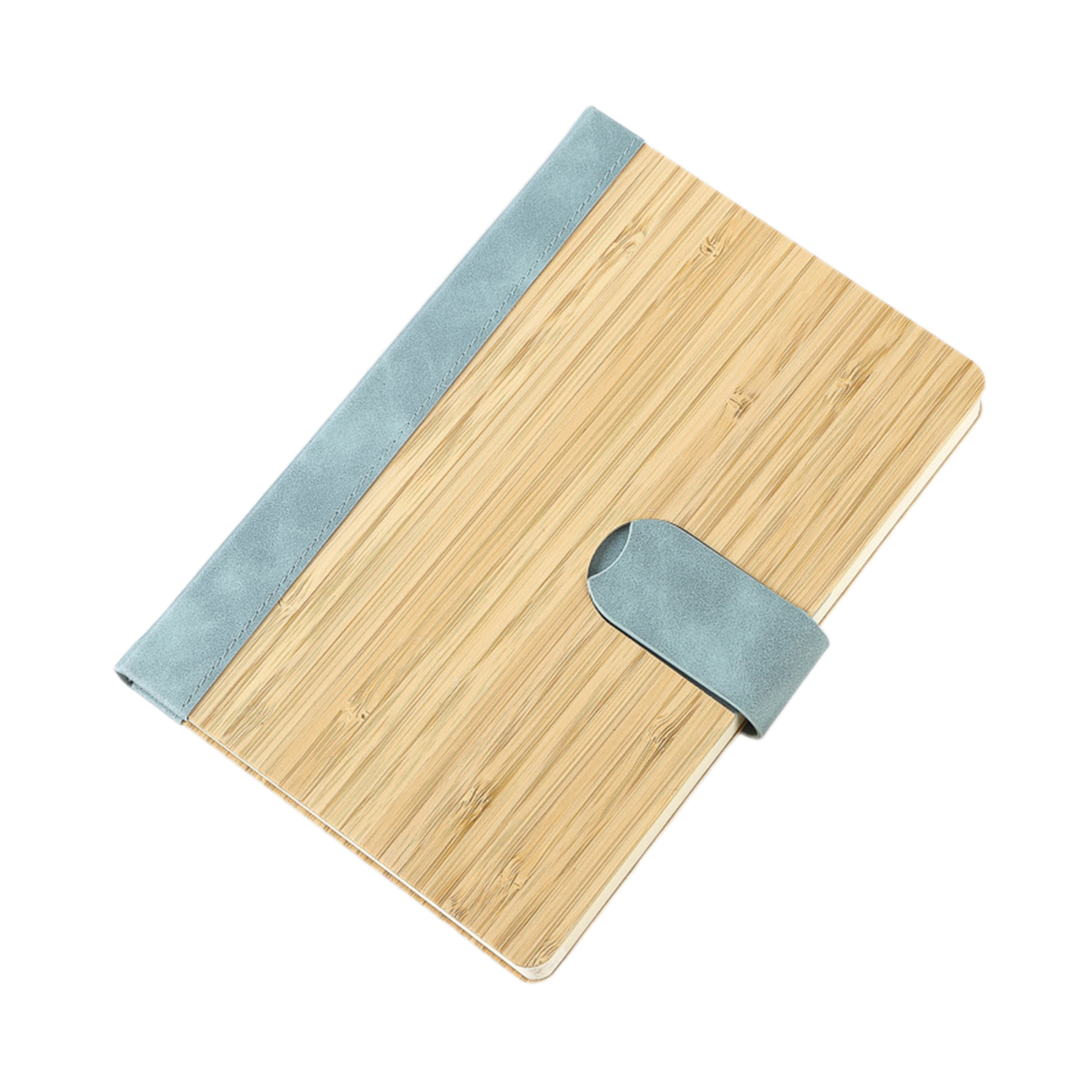 Bamboo-fronted Magnetic Clasp Book