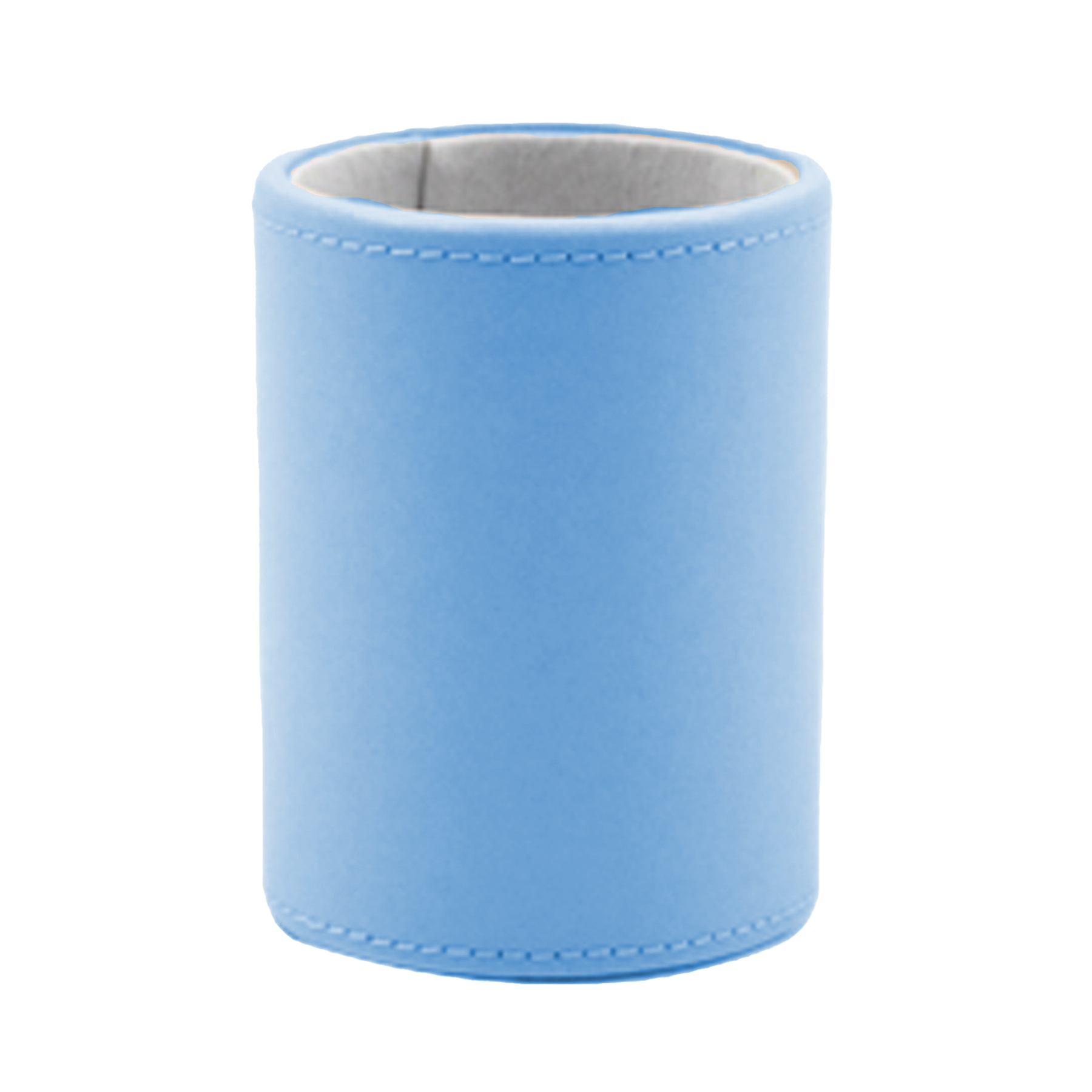 High-end Leather Circular Pen Case