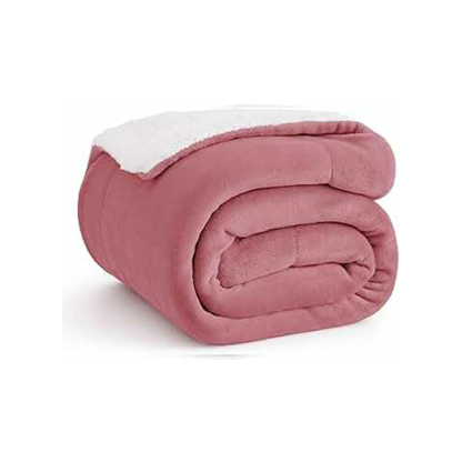 Plush Sherpa Fleece Throw Blanket