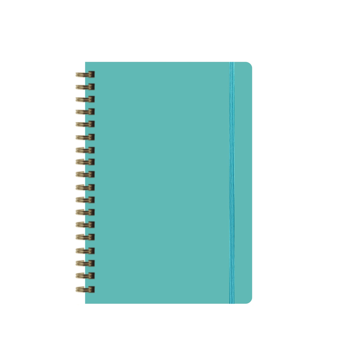"Cross-border Amazon 2025 English Notepad A5 Metal Coil Notebook Weekly Planner Wholesale"