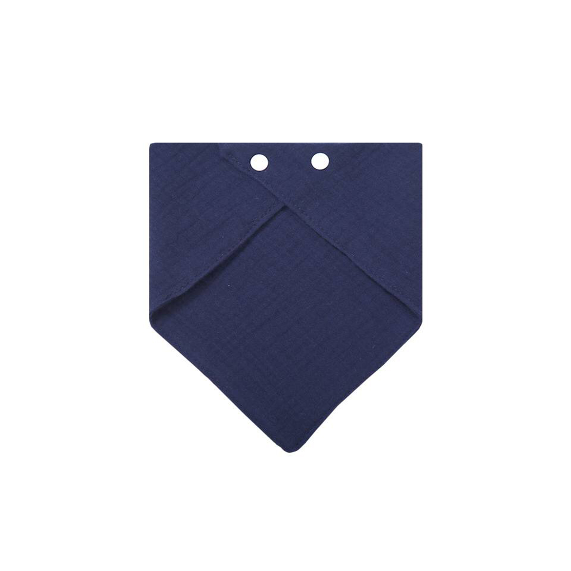 Solid-color Baby Gauze Triangle Bib