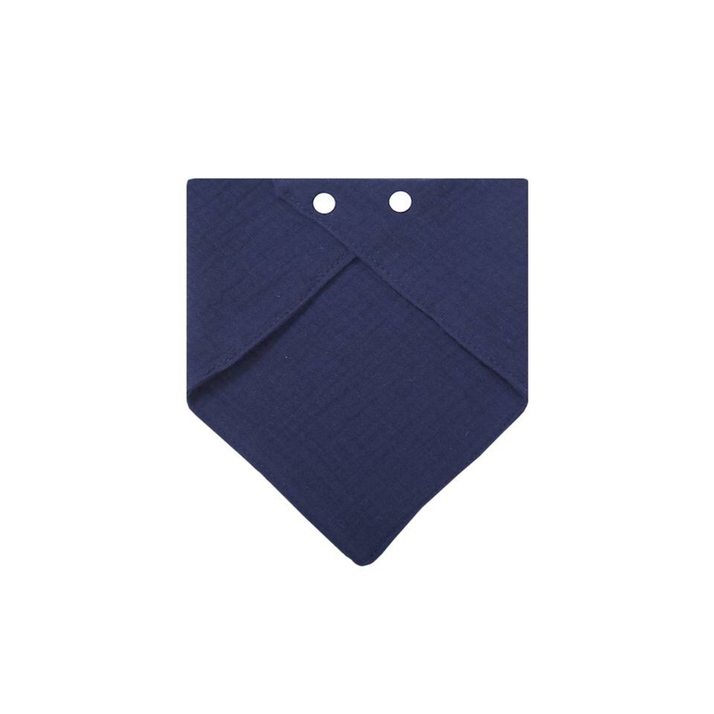 Solid-color Baby Gauze Triangle Bib