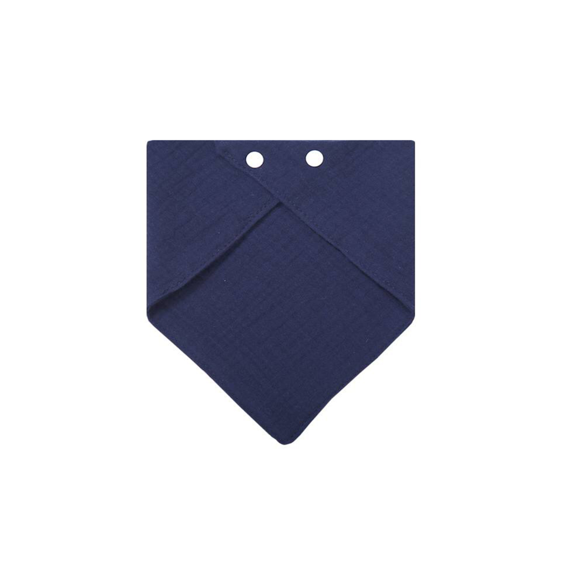 Solid-color Baby Gauze Triangle Bib