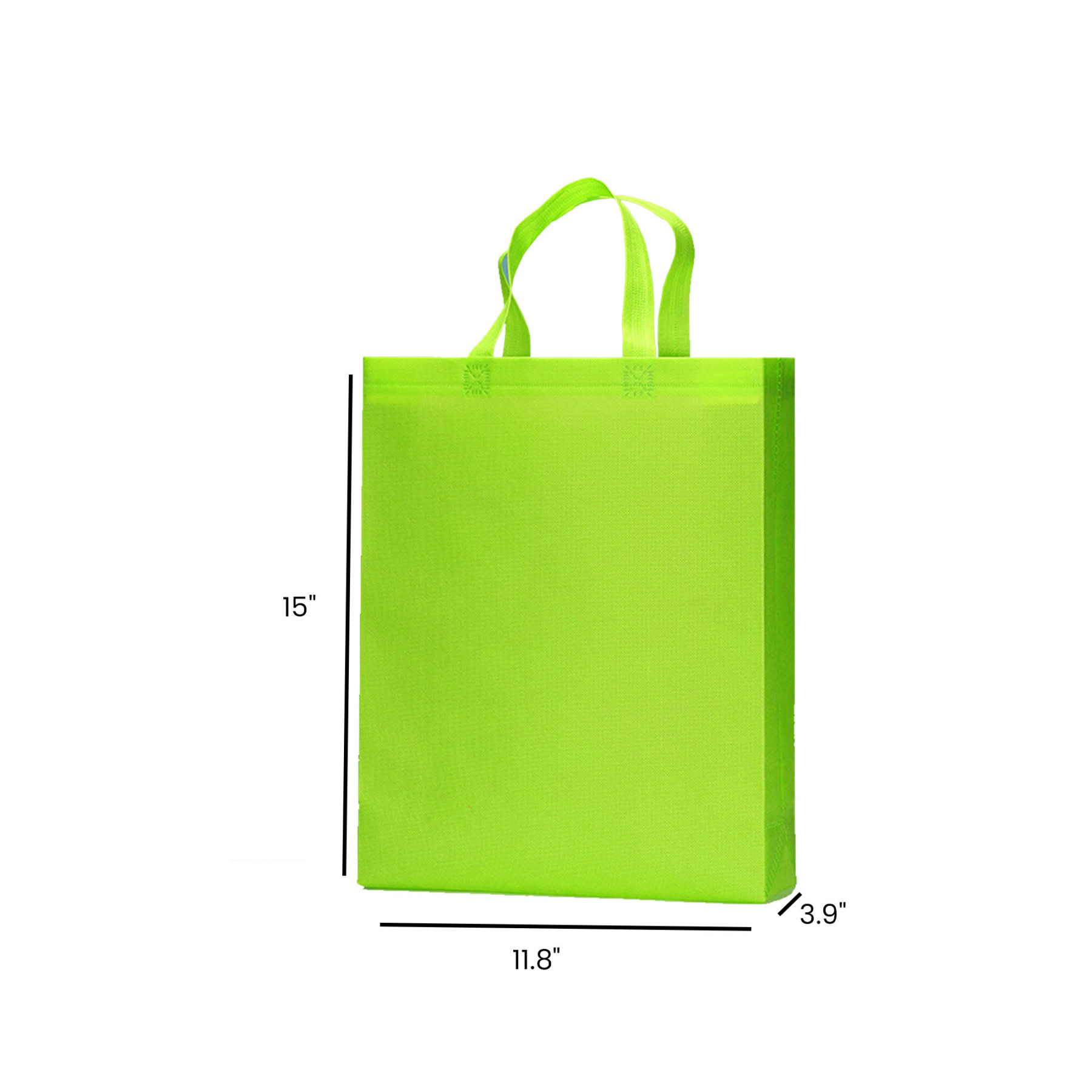 The bag has dimensions 