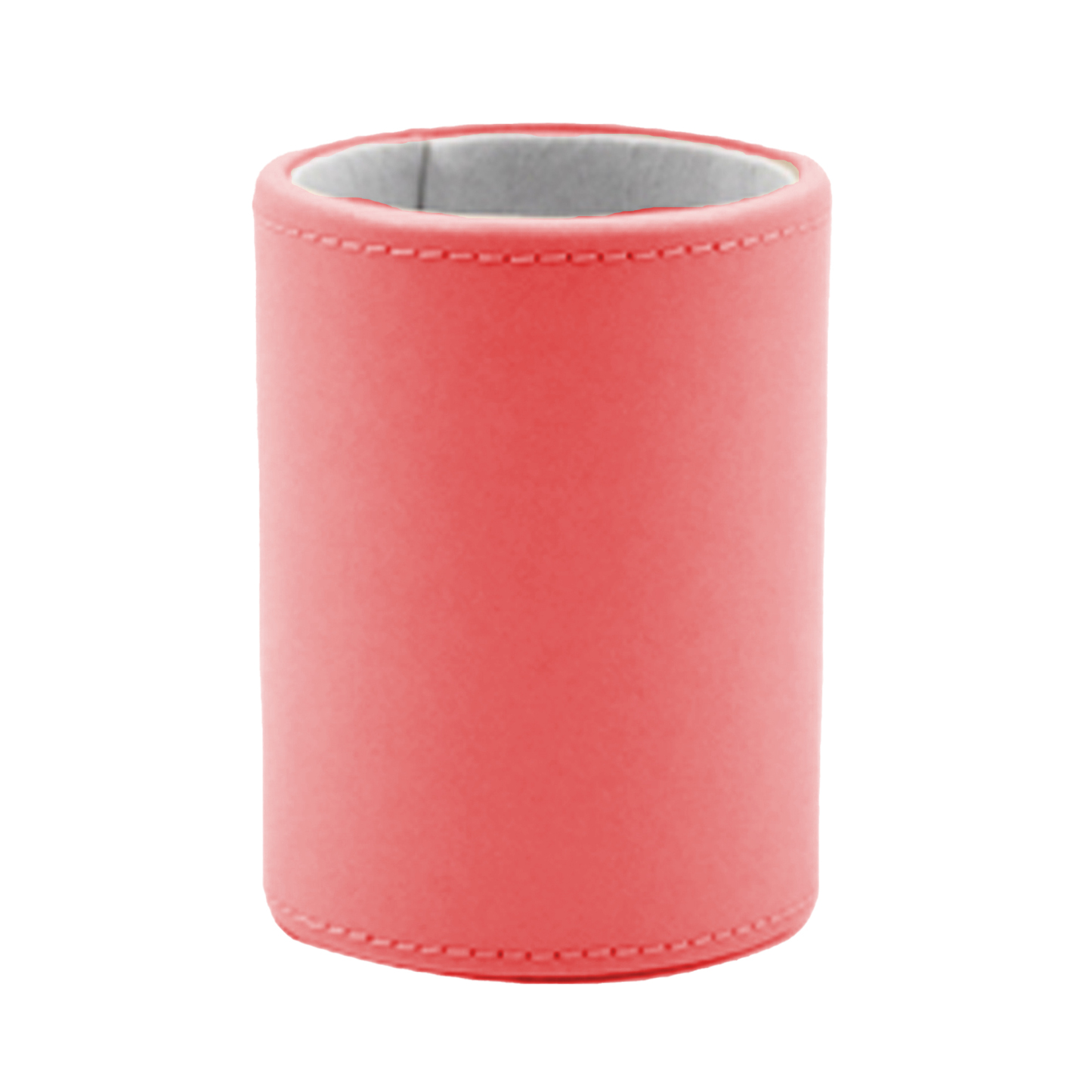 High-end Leather Circular Pen Case