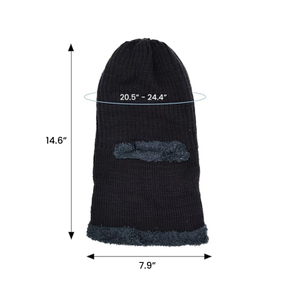 Men’s Fleece Lined Winter Pullover Cap