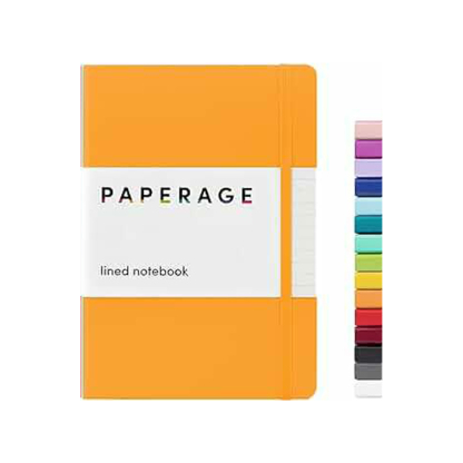 Medium Hardcover Ruled Journal 