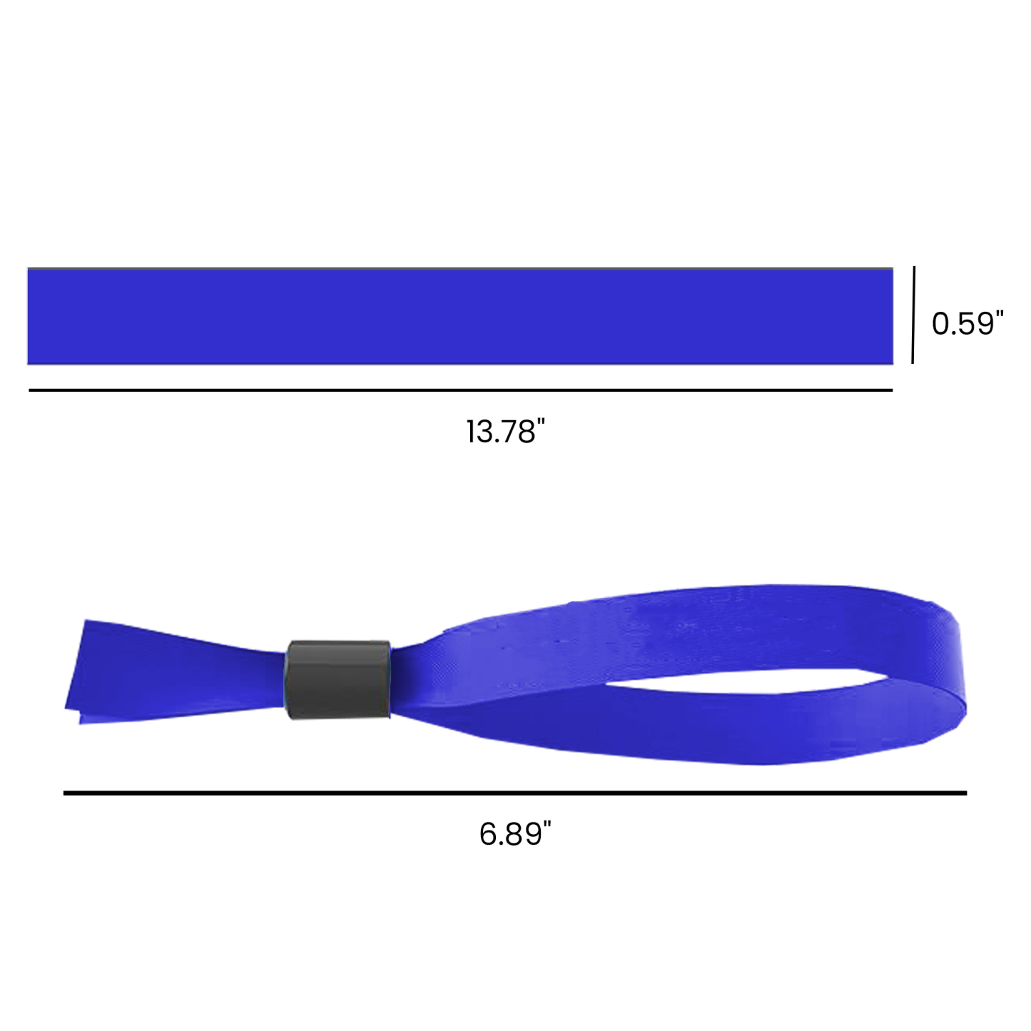 Disposable Colorful Fabric Bracelets