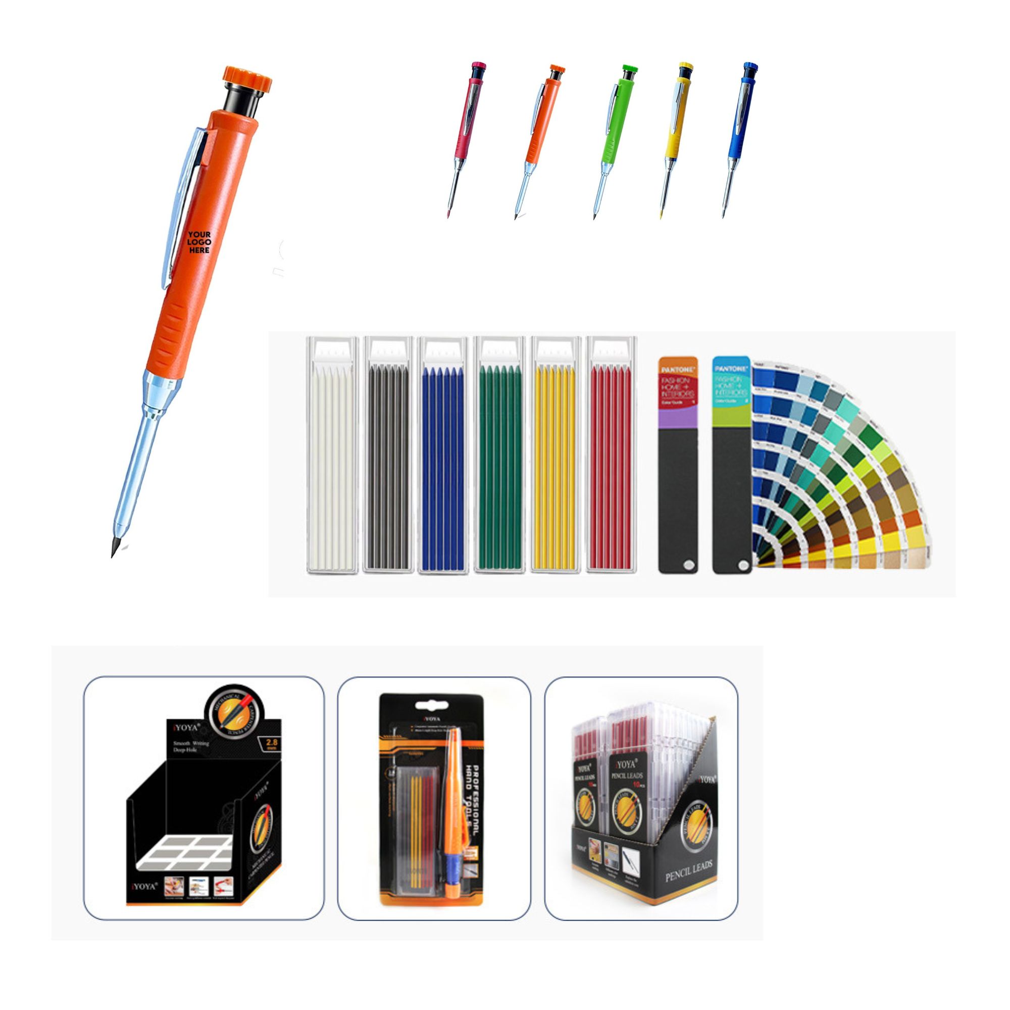 Metal Long-reach Carpentry Pencil