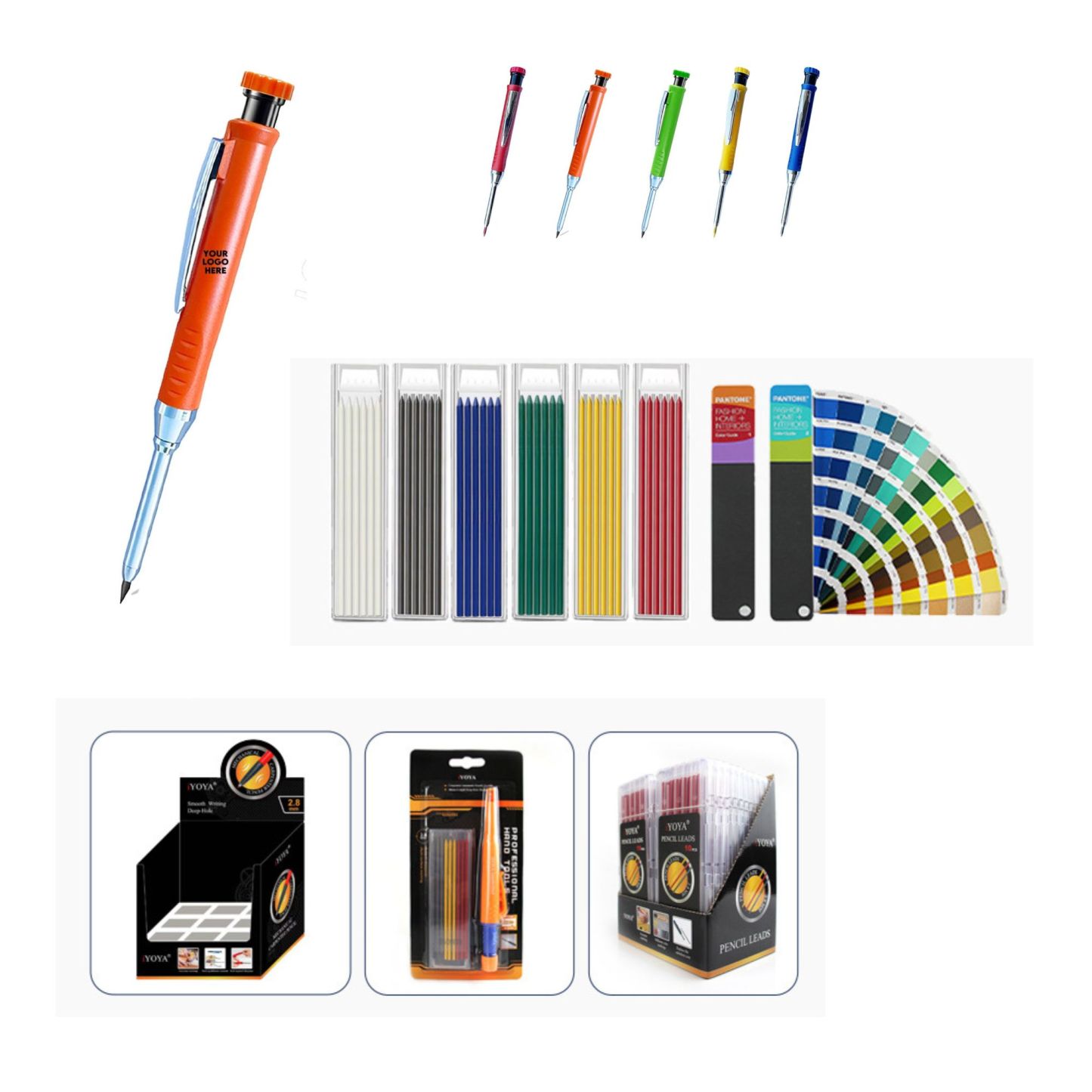 Metal Long-reach Carpentry Pencil