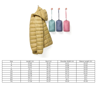 New lightweight down jacket for Winter 2023 and current fashion trend 