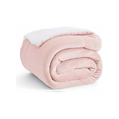 Plush Sherpa Fleece Throw Blanket