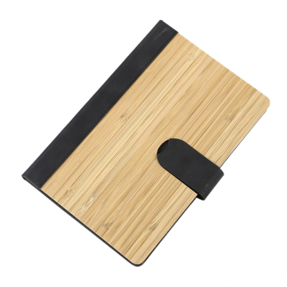 Bamboo-fronted Magnetic Clasp Book