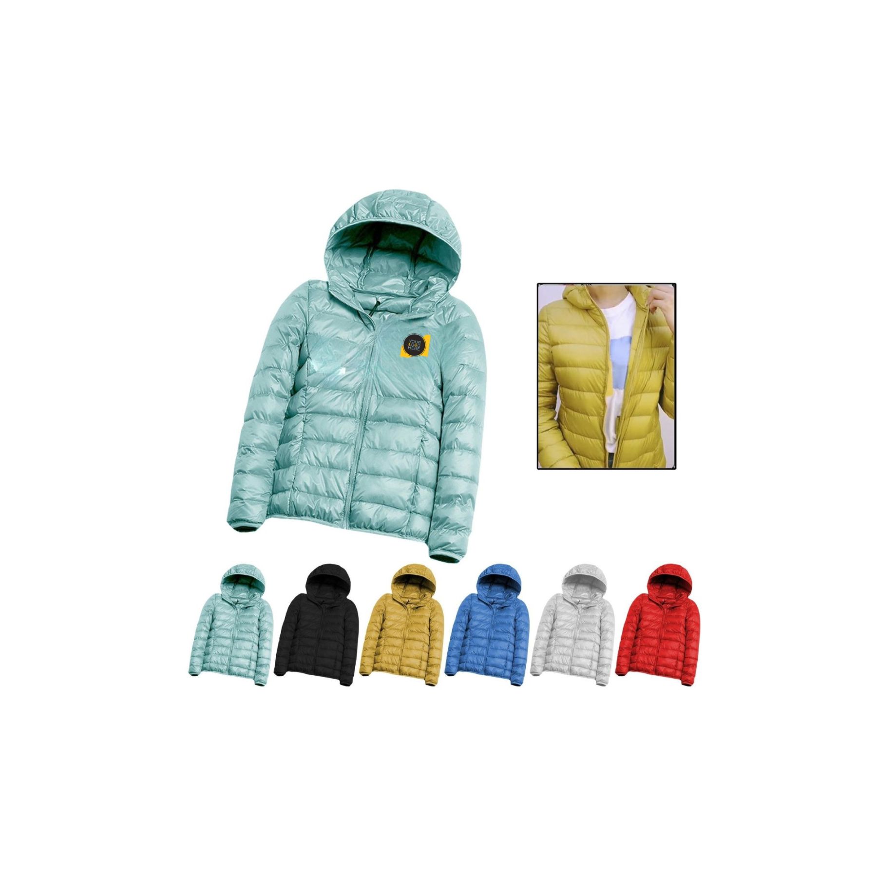 New lightweight down jacket for Winter 2023 and current fashion trend 