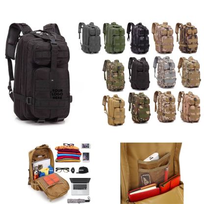 5P Tactical Trekking Backpack – 35L Capacity, Water-Resistant, Versatile Compartments