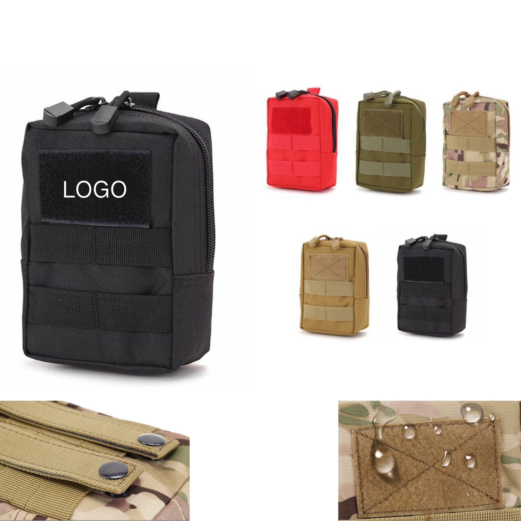  Compact MOLLE Utility Bag – Durable 420D Material, Featherweight, MOLLE Attachment System